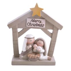 198-12337 MERRY CHRISTMAS WITH HOLY FAMILY