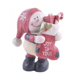 198-12363 JOY TO YOU SNOWMAN WITH STOCKING