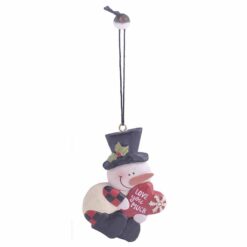 198-52055 LOVE YOU SNOW MUCH SNOWMAN ORNAMENT
