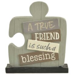 1911-12521 "A TRUE FRIEND IS SUCH A BLESSING" PUZZLE PIECE