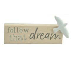 1911-12528 dream plaque  w/ bird
