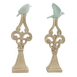 1911-12531 S/2 bird on stand