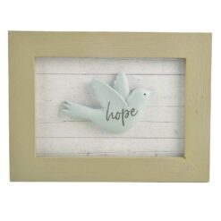 1911-12539 bird wall plaque-hope