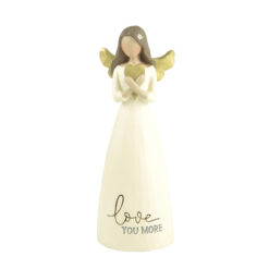 1911-12691 "LOVE YOU MORE" ANGEL WITH HEART