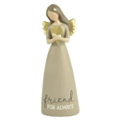 1911-12692 "FRIEND FOR ALWAYS" ANGEL WITH HEART