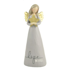 1911-12693 "HOPE BE STILL" ANGEL WITH STAR