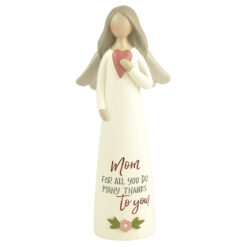201-12064 "MANY THANKS TO YOU" MOM GIRL WITH HEART
