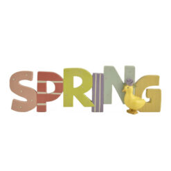 201-12463 SPRING plaque with chick