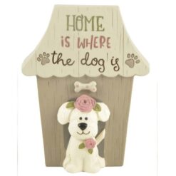 201-12488 "HOME IS WHERE THE DOG IS" WITH PUP IN DOGHOUSE