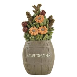 206-12913 Barrel w flower A TIME TO gather