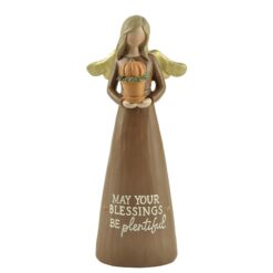 206-12924 MAY YOUR BLESSINGS BE PLENTIFUL ANGEL WITH GOLD WINGS