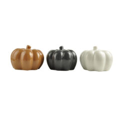 206-60267 CERAMIC PUMPKIN, SMALL - 3 ASST.