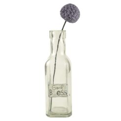 2066-12826 "GOD BLESS" BOTTLE WITH FLOWER