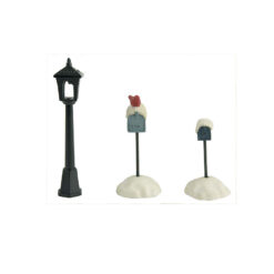 208-12544 S/3-one lamp post, and two mail boxes