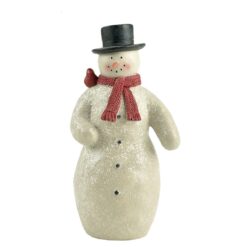 208-12626 SNOWMAN WITH RED SCARF AND TOP HAT