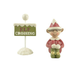 208-12655 S/2 elf & sign on snow base