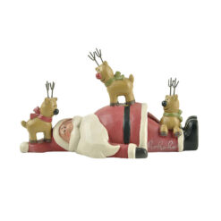 208-12662 REINDEER COVERED SANTA