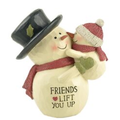 208-12673 Large snowman hug baby snowman without feet