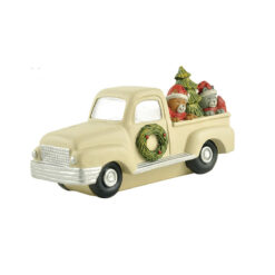 208-12791 CHRISTMAS TRUCK WITH CAT