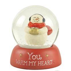 208-12894 YOU WARM MY HEART SNOW GLOBE
