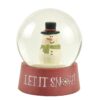 208-12927 LET IT SNOW SNOW GLOBE WITH SNOWMAN
