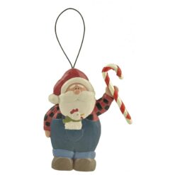 208-50448 FARMER SANTA ORNAMENT
