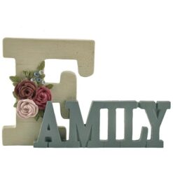 2011-12838 FAMILY plaque w/flower
