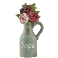 2011-12839 Hope flower pot w/flower