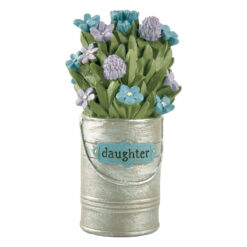 211-12882 Tin can w/flower-Daughter