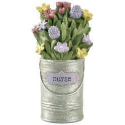 211-12886 Tin can w/flower-Nurse