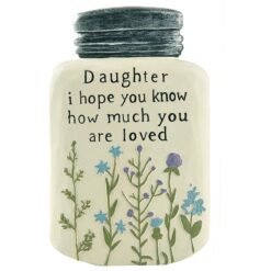 211-13246 "HOW MUCH YOU ARE LOVED-DAUGHTER" JAR