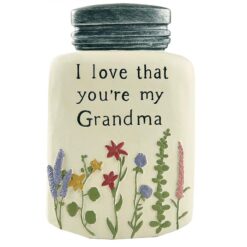 211-13247 "I LOVE THAT YOU'RE MY GRANDMA" JAR