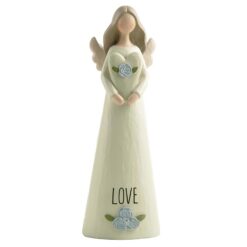 2166-13277 "LOVE" ANGEL WITH HEART