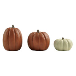 218-50083  SET OF 3 PUMPKINS