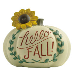 216-13102 Pumpkin w/sunflowr-HELLO FALL!