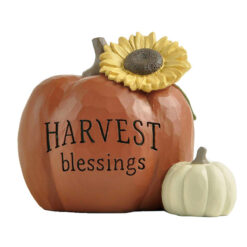 216-13164	Harvest pumpkin w/sunflower