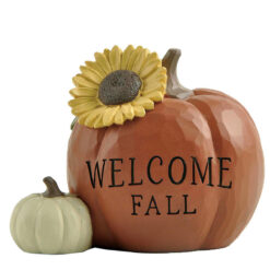 216-13165	Welcome pumpkin w/sunflower