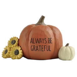 216-13169	Grateful pumpkin w/sunflower
