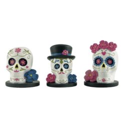 216-13199	S/3 sugar skull head on the base