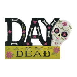 216-13202	DAY plaque w/skull head on the base