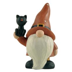 216-13258	HALLOWEEN GNOME WITH BLACK CAT