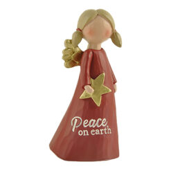 218-13124	"PEACE ON EARTH" ANGEL WITH STAR