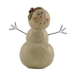218-13126 SNOWMAN WITH HOLLY BERRIES