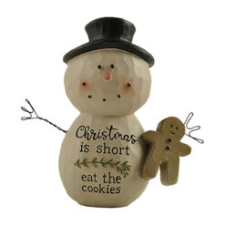218-13129	Snowman w/gingerbread
