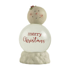 218-13136	SNOWMAN HEAD ON SNOW GLOBE