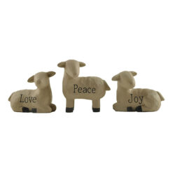 218-13146	S/3 sheep w/Peace Joy Love