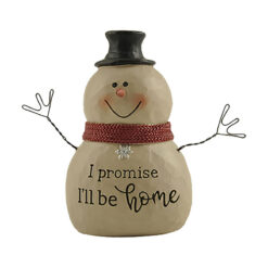 218-13149	"I'LL BE HOME" SNOWMAN WITH GREEN SCARF