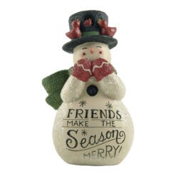 218-13197 "FRIENDS MAKE THE SEASON MERRY" SNOWMAN