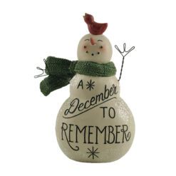 218-13198 "A DECEMBER TO REMEMBER" SNOWMAN
