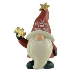 218-13261	Christmas gnome in big red hat w/snowflake